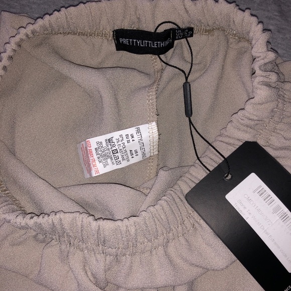 Tie Waist Wide Leg Trousers - Picture 6 of 9